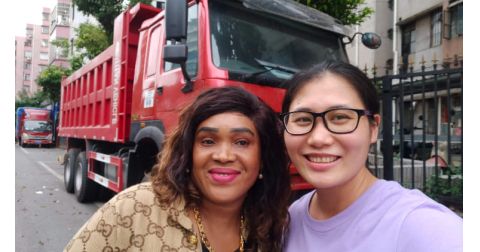 Two Used Howo Dump Trucks are Being Sent to Ghana