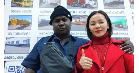Ethiopian Customers Visit TITAN to Buy Howo Used Cargo Truck