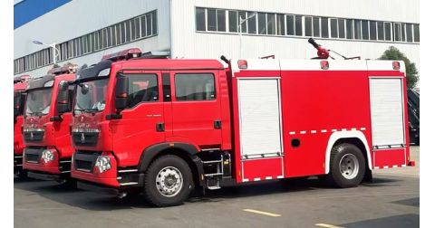 Used Howo Fire Fighting Water Truck is Sent to Tanzania