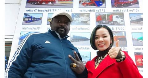 Rwandan Customers Visit TITAN to Buy Used Faw Truck JH6 Tractor Truck