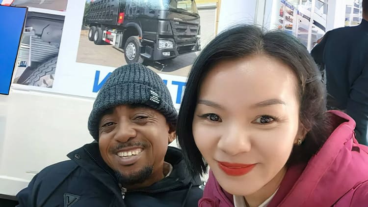 Namibian Customer Purchased Used Howo NX Dump Truck