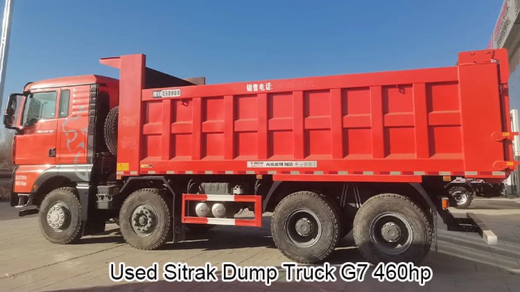 Used Sinotruk Sitrak G7 Tipper Dump Truck for Sale in Ghana