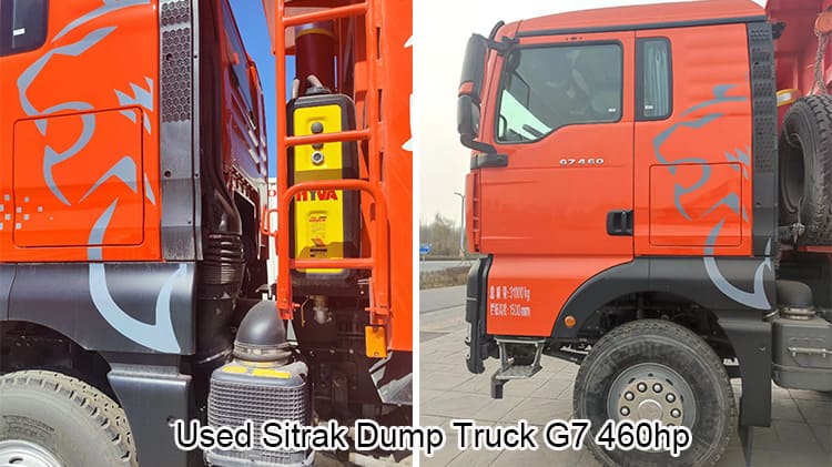 Used Sinotruk Sitrak G7 Tipper Dump Truck for Sale in Ghana