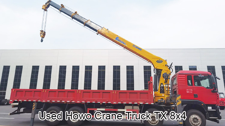 Howo 8x4 Truck Mounted Crane Truck for Sale in Burkina Faso