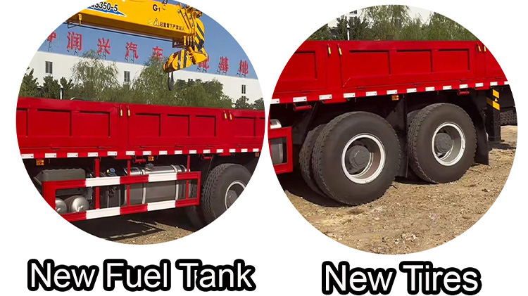 Howo 8x4 Truck Mounted Crane Truck for Sale in Burkina Faso
