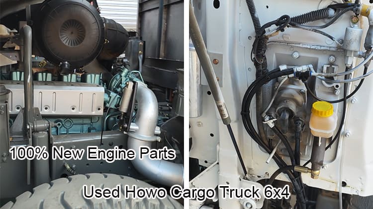Howo Used Cargo Truck for Sale to Ethiopia