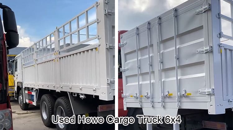 Howo Used Cargo Truck for Sale to Ethiopia