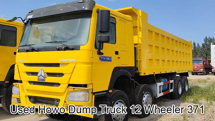 Ethiopian Customers Visit TITAN to Purchase Used Howo Dump Truck 12 Wheeler