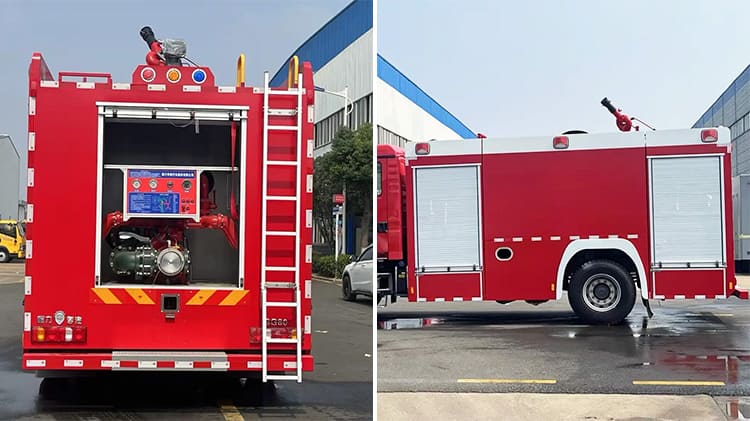 Used Howo Fire Fighting Water Truck for Sale in Tanzania