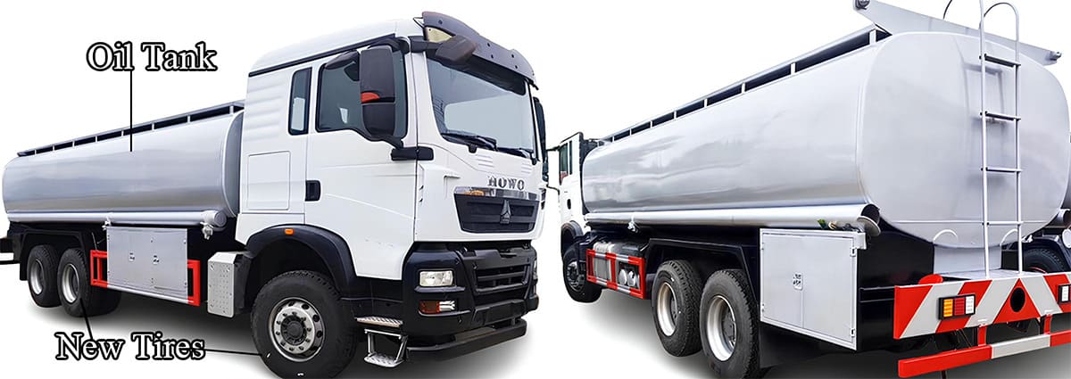 Used Sinotruk Howo Fuel Tanker Truck for Sale