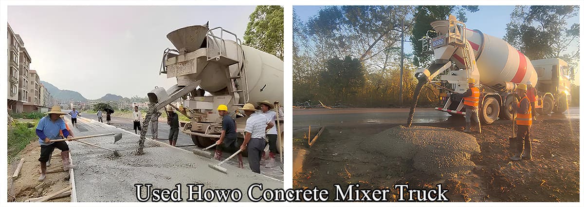 Sinotruk Howo Used Concrete Mixer Truck