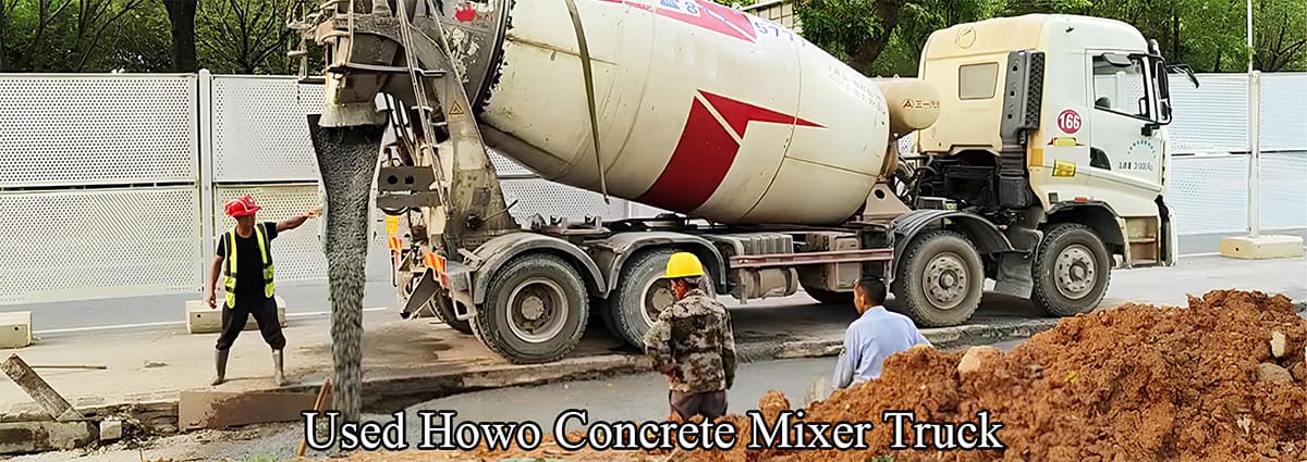 Sinotruk Howo Used Concrete Mixer Truck
