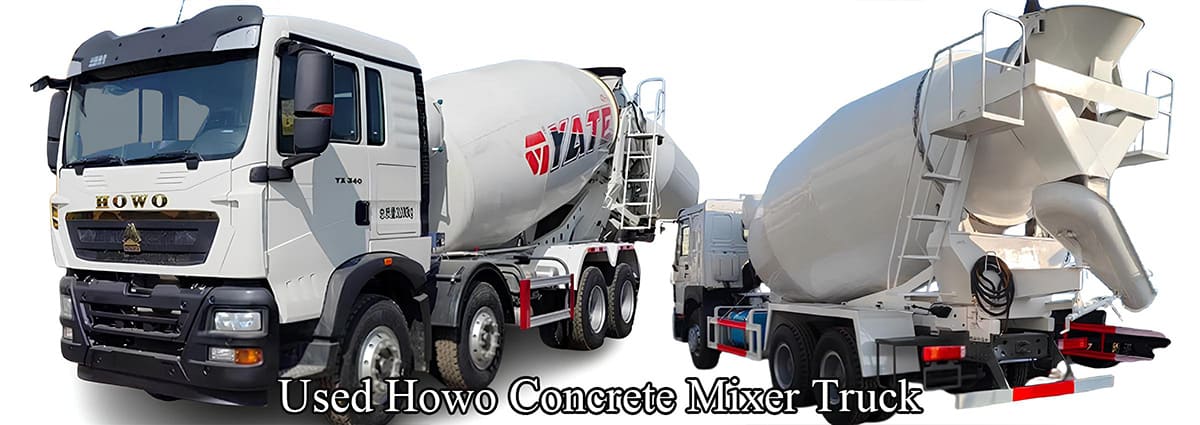 Sinotruk Howo Used Concrete Mixer Truck