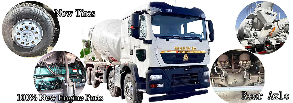 Sinotruk Howo Used Concrete Mixer Truck
