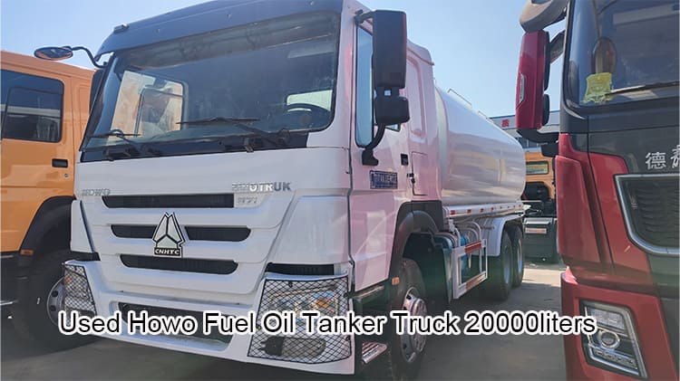 Used Howo Fuel Oil Tanker Truck 20000liters for Sale in Ghana