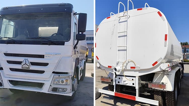 Used Howo Fuel Oil Tanker Truck 20000liters for Sale in Ghana