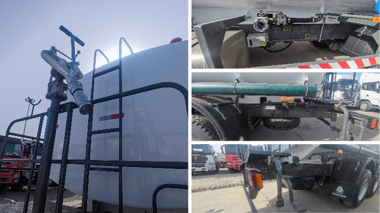 Howo Used Water Tank Bowser Truck for Sale in Tanzania