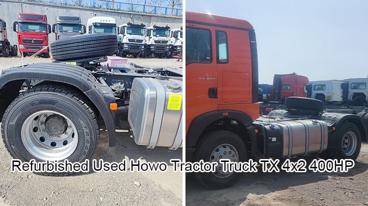 Used Sinotruk Howo 4x2 Tractor Head Tractor Truck 400HP for Sale in Trinidad
