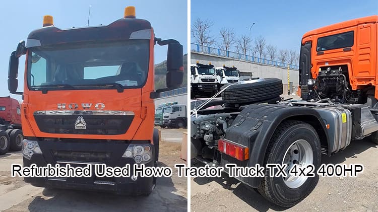 Used Sinotruk Howo 4x2 Tractor Head Tractor Truck 400HP for Sale in Trinidad