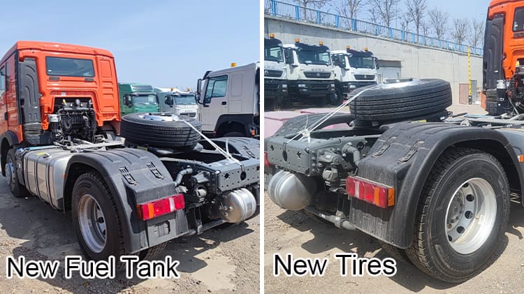 Used Sinotruk Howo 4x2 Tractor Head Tractor Truck 400HP for Sale in Trinidad