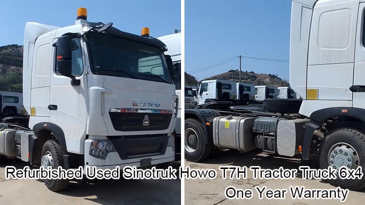 Used Sinotruk Howo T7H Tractor Truck 6x4 Price in Zambia
