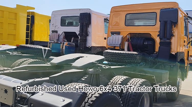 6x4 Tractor Trucks Used Howo 371 Tractor Head for Sale in DR Congo