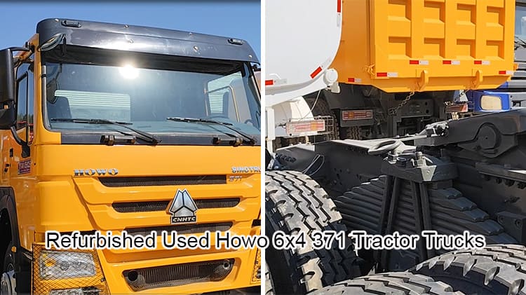 6x4 Tractor Trucks Used Howo 371 Tractor Head for Sale in DR Congo
