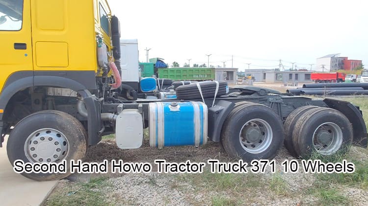 Second Hand Howo Tractor Truck 371 10 Wheels for Sale in Guam