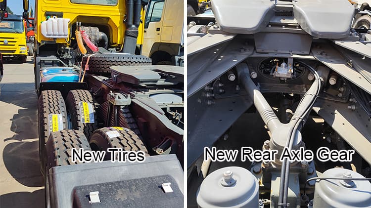 Second Hand Howo Tractor Truck 371 10 Wheels for Sale in Guam