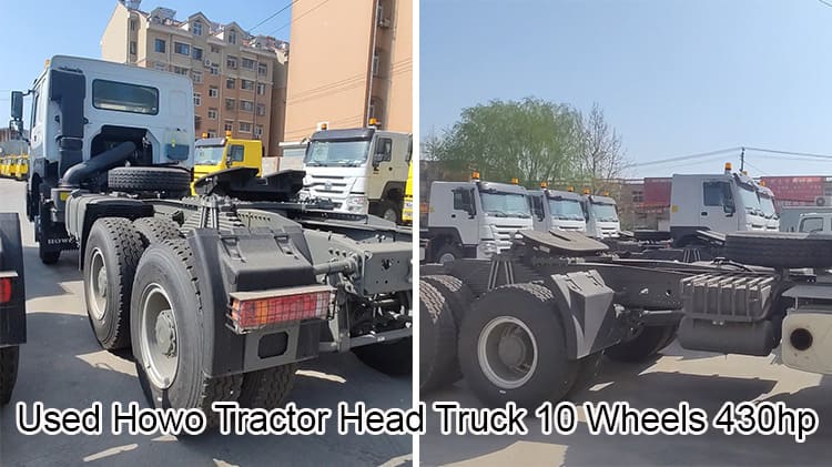 Used Howo Tractor Head Truck 10 Wheels 430hp Price in Dominica