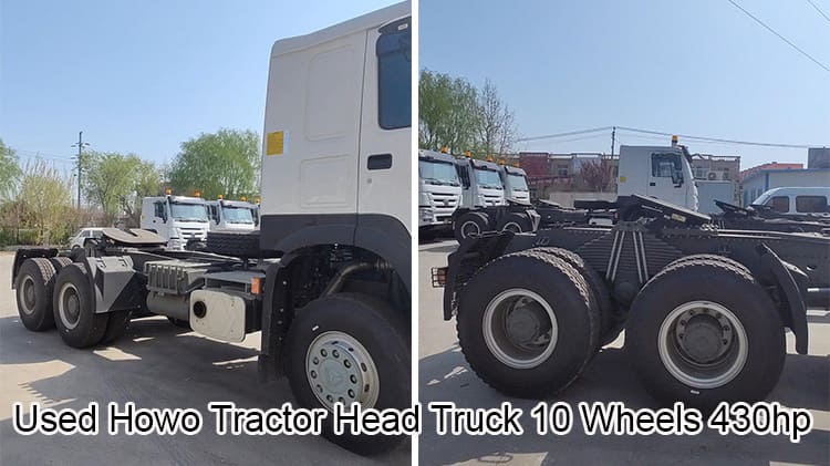 Used Howo Tractor Head Truck 10 Wheels 430hp Price in Dominica