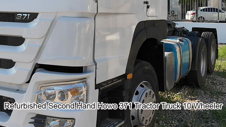 Second Hand Howo 371 Tractor Truck 10 Wheeler for Sale in Angola