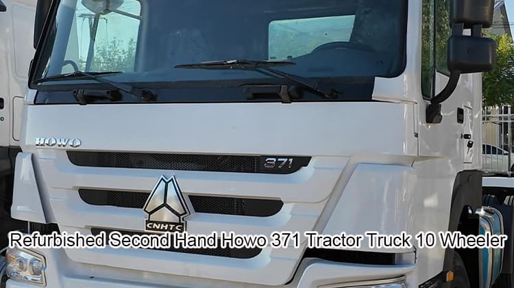 Second Hand Howo 371 Tractor Truck 10 Wheeler for Sale in Angola