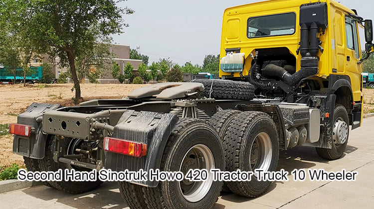Second Hand Sinotruk Howo 420 Tractor Truck Head 10 Wheeler for Sale in Nigeria