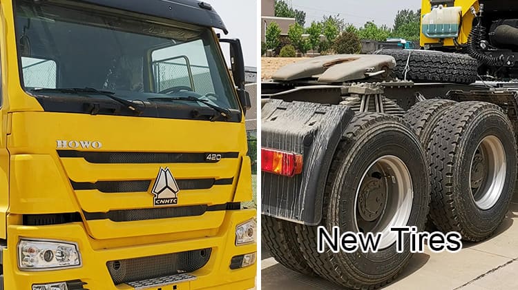 Second Hand Sinotruk Howo 420 Tractor Truck Head 10 Wheeler for Sale in Nigeria