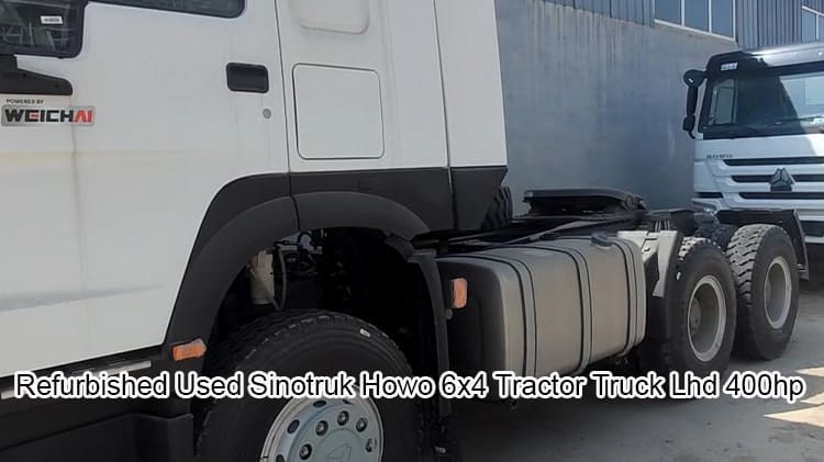Used Sinotruk Howo 6x4 Tractor Truck Lhd 400hp for Sale in Ghana