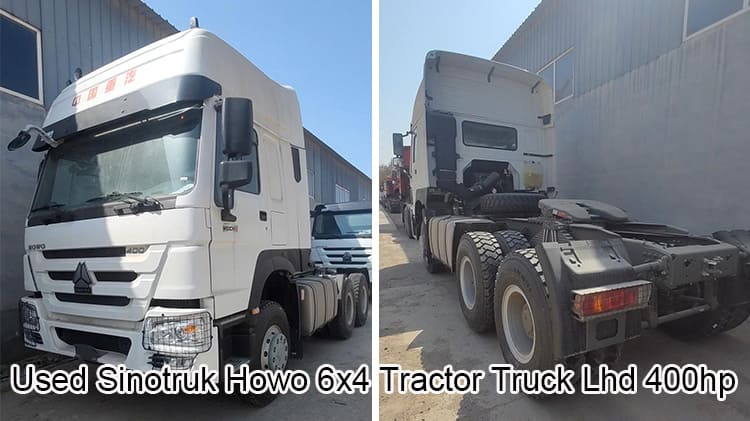 Used Sinotruk Howo 6x4 Tractor Truck Lhd 400hp for Sale in Ghana