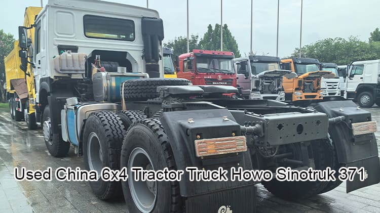 Used China 6x4 Tractor Truck Howo Sinotruk 371 Price Sale in Mauritania