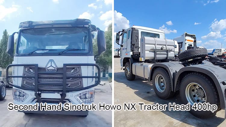 Second Hand Sinotruk Howo NX Tractor Head 400hp 6x4 for Sale in Sierra Leone