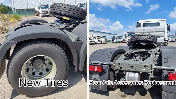 Second Hand Sinotruk Howo NX Tractor Head 400hp 6x4 for Sale in Sierra Leone