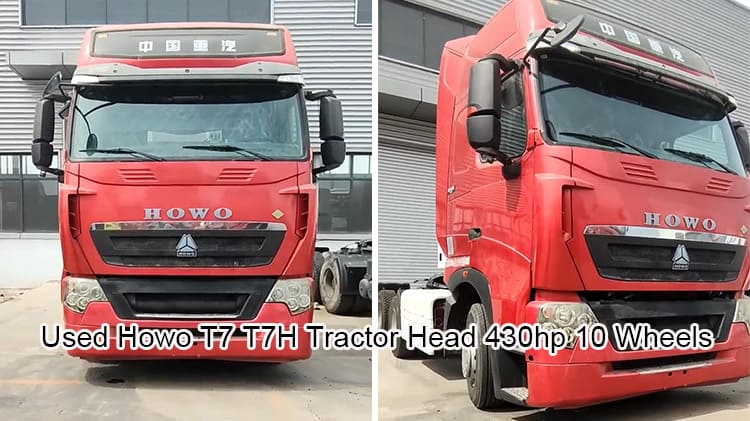 Used Howo T7 6x4 T7H Tractor Head Truck Heavy Duty Sale in Costa Rica