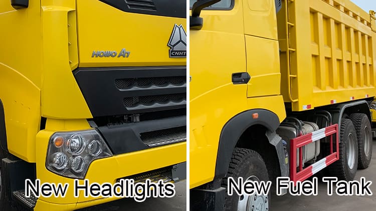 Second Hand Sino Howo Dump Truck A7 for Sale in Senegal