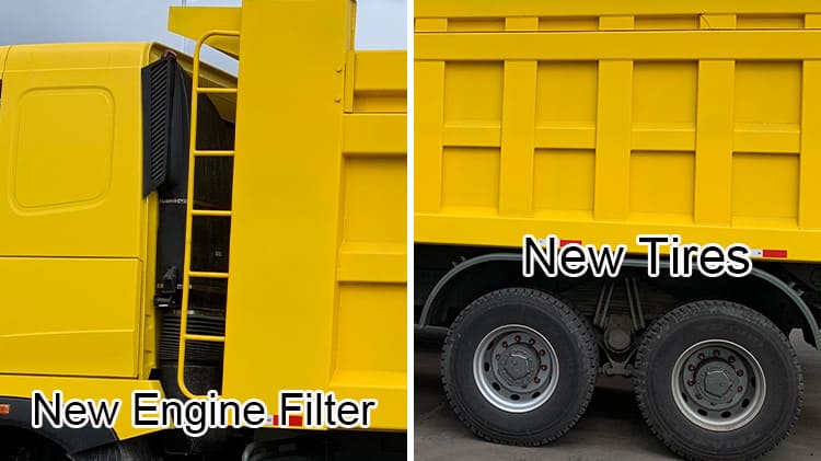 Second Hand Sino Howo Dump Truck A7 for Sale in Senegal