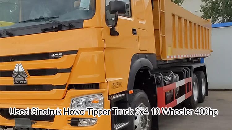 Second Hand Sinotruk Howo 6x4 10 Wheeler Tipper Truck for Sale in Panama