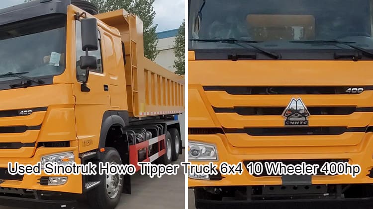 Second Hand Sinotruk Howo 6x4 10 Wheeler Tipper Truck for Sale in Panama
