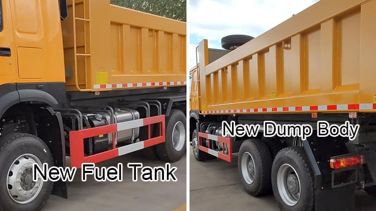 Second Hand Sinotruk Howo 6x4 10 Wheeler Tipper Truck for Sale in Panama