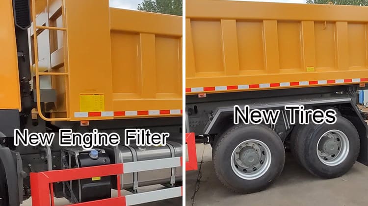Second Hand Sinotruk Howo 6x4 10 Wheeler Tipper Truck for Sale in Panama