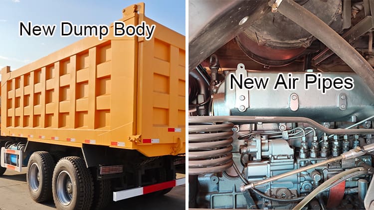 Used Howo Euro 2 10 Wheeler Dump Truck Price in Ethiopia