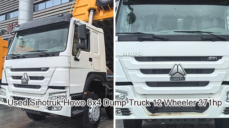Used Sinotruk Howo 8x4 Dump Truck 12 Wheeler Price in Gambia