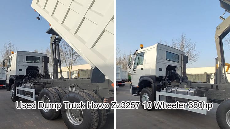 Used Dump Truck Howo Zz3257 10 Wheeler Dumper Sale in Barbados